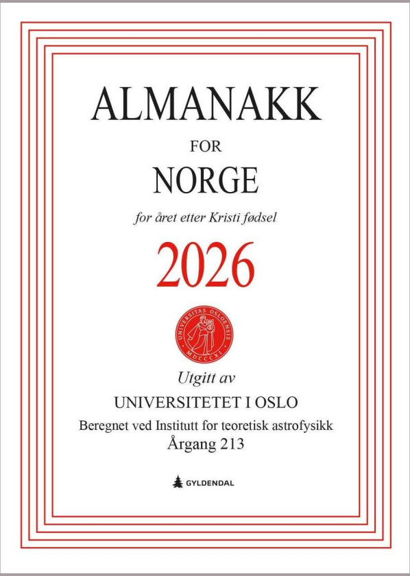 Bilde av Almanakk for Norge 2026
