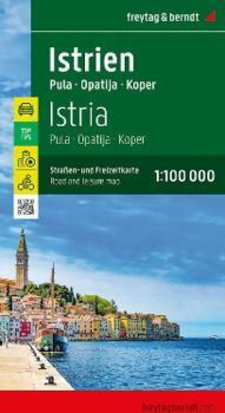 Istria Road and Leisure Map