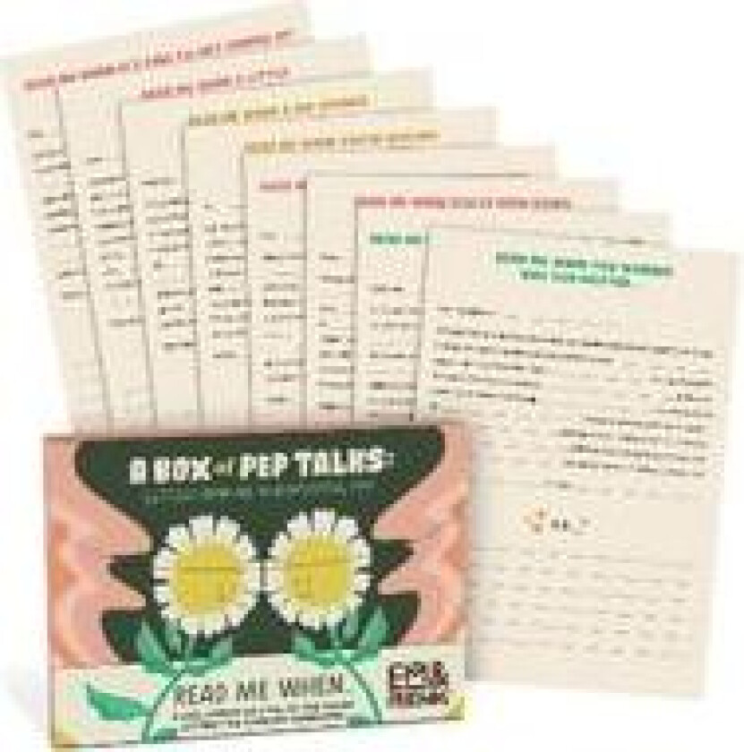 Em & Friends A Box of Pep Talks Fill in the Love Read Me When Letters