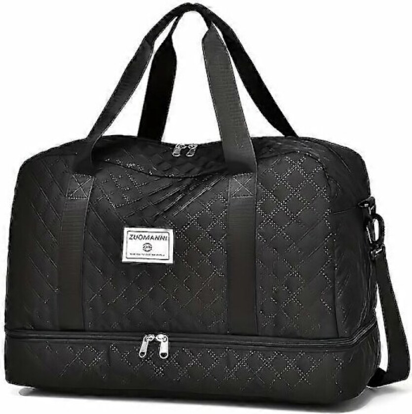 Luksuriøs Oversized Duffelbag - Stilig og Slitesterk med Vanntett Rom, Multi-funksjonell Carr