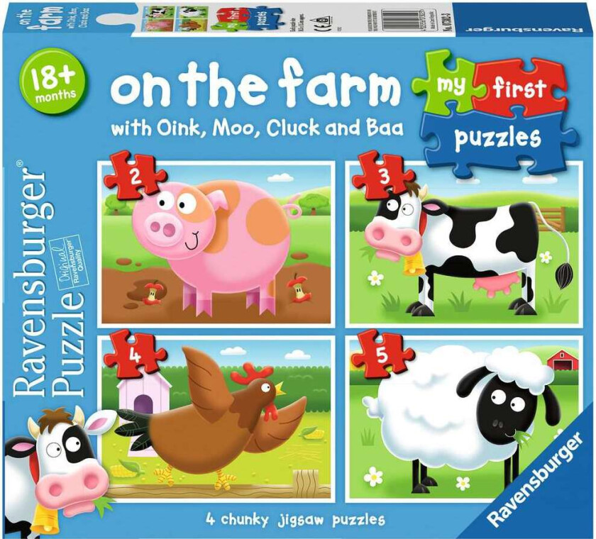 - On The Farm My First Puzzle 2/3/4/5p