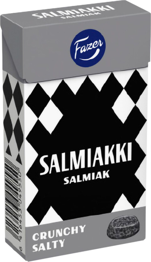 Fazer Salmiakki Crunchy Salty - 38 gram