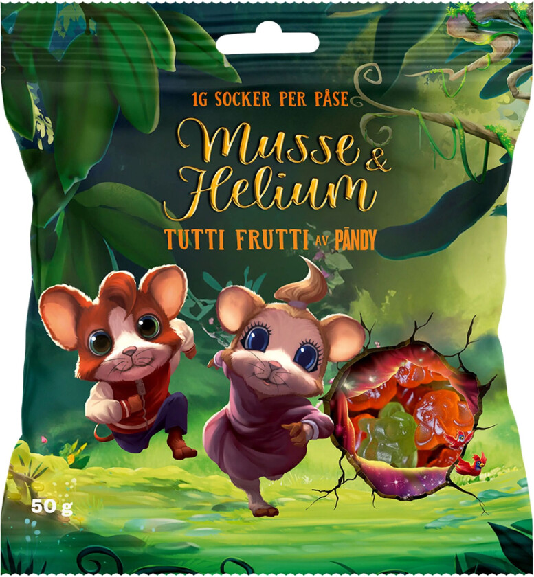 Pändy Musse & Helium Tutti Frutti - 50 gram