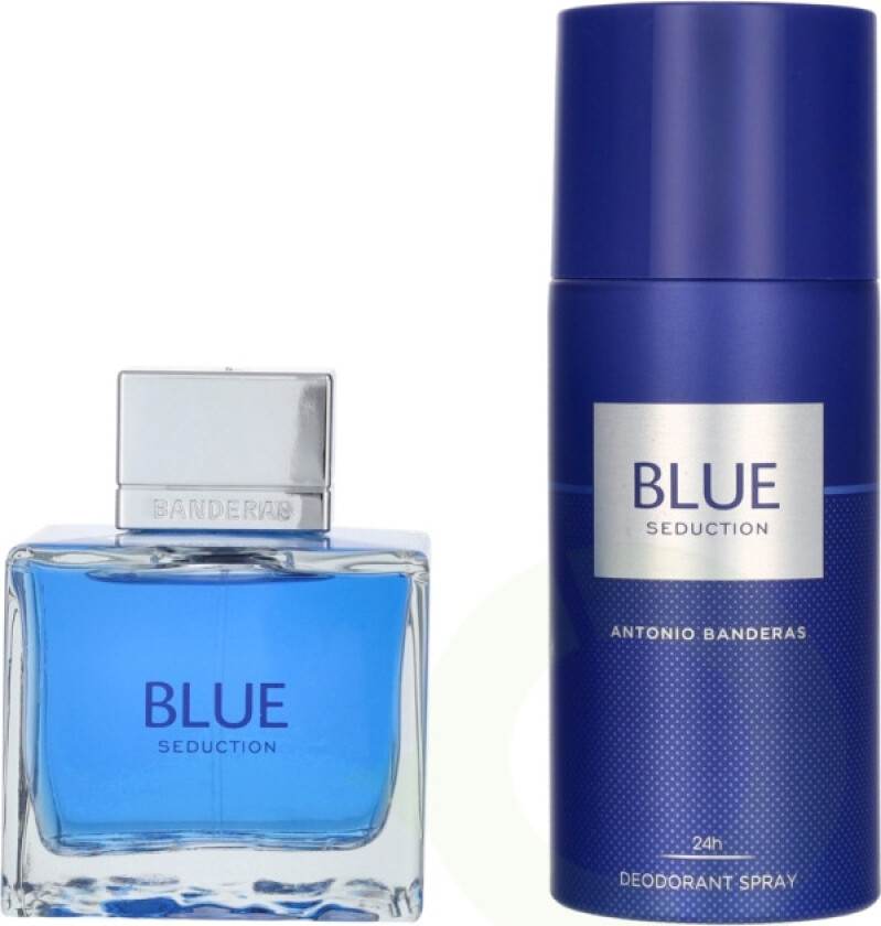 A. Banderas Blue Seduction Giftset 250 ml Edt Spray 100ml/Deo Spray 150ml