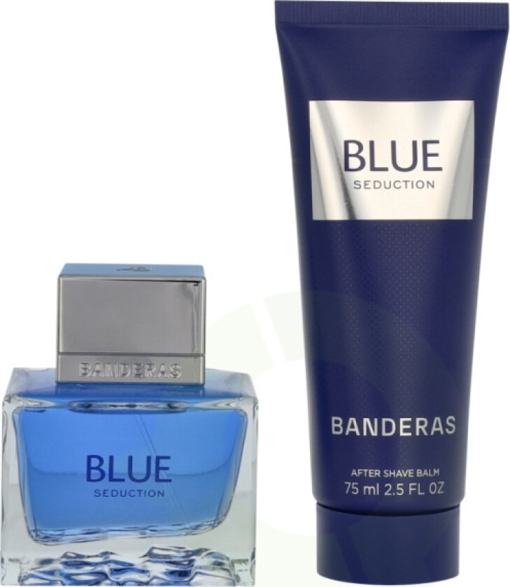 A. Banderas Blue Seduction Giftset 125 ml Edt Spray 50 ml/After Shave Balm 75 ml