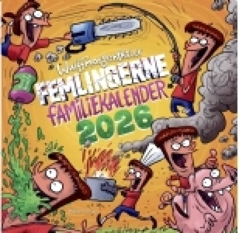 Femlingerne familiekalender 2026 | Anders Morgenthaler Mikael Wulff | Språk: Dansk