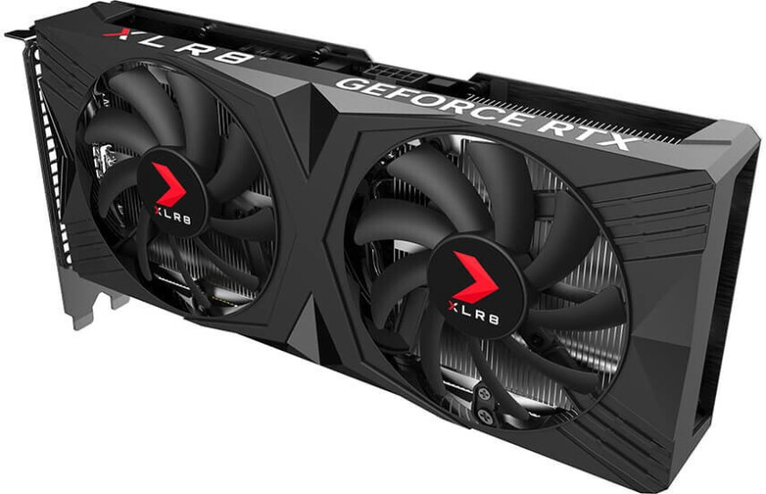 GeForce RTX 4060 Grafikkort - 8 GB GDDR6, Dual Fan, DLSS 3, OC Versjon