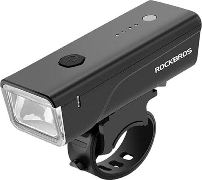 RockBros 24510003001 Cykellygte Forlygte - 260 lm, USB-C - Sort