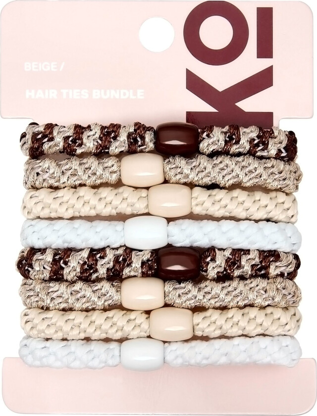 Hair Ties Bundle Beige
