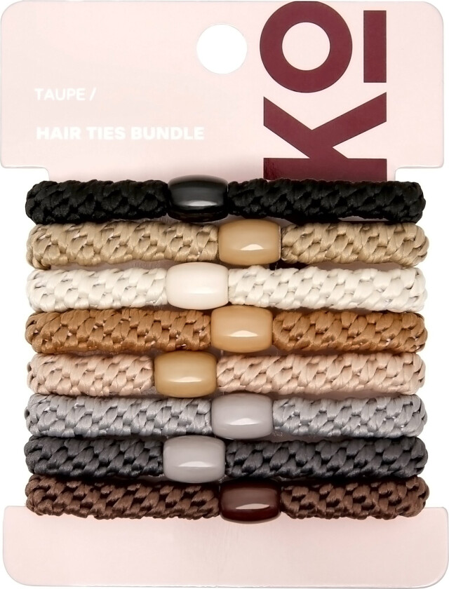 Hair Ties Bundle Taupe