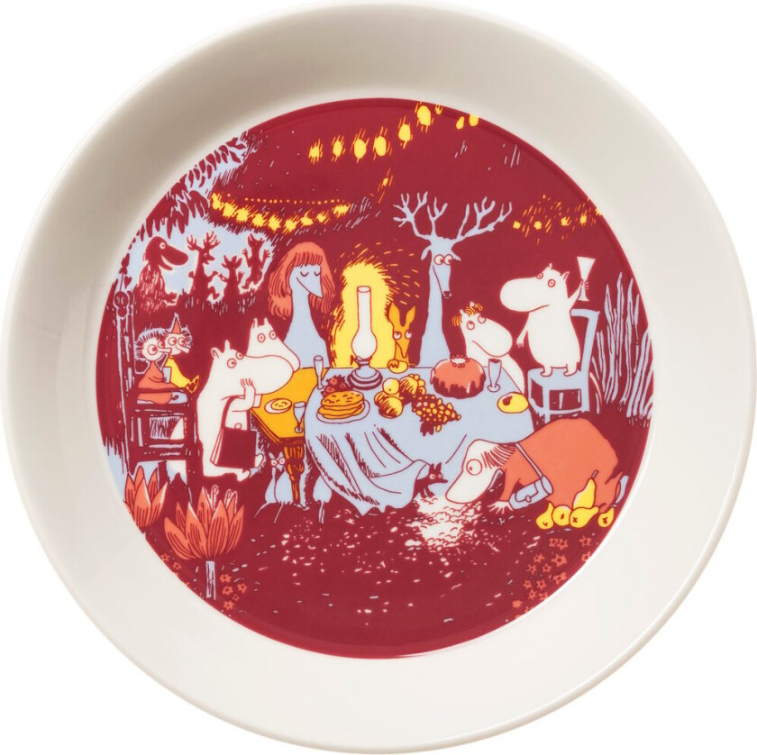 Festlige øyeblikk mumintallerken Ø19,5 cm