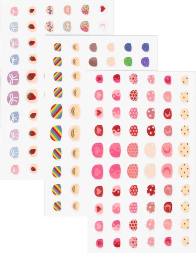 Nuri Nail Stickers - Red - Onesize