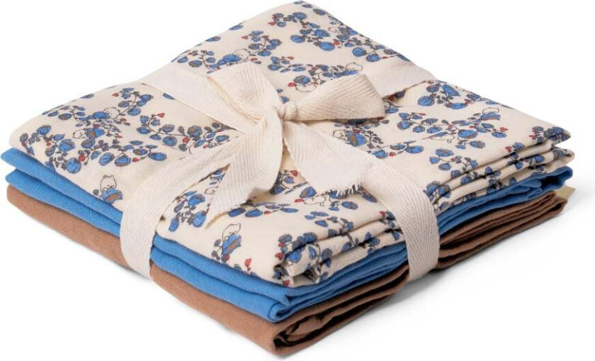 Bora muslin cloth - Blue bells - Onesize