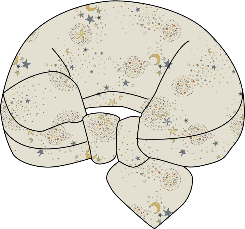 Moon nursing pillow - Million stars - Onesize