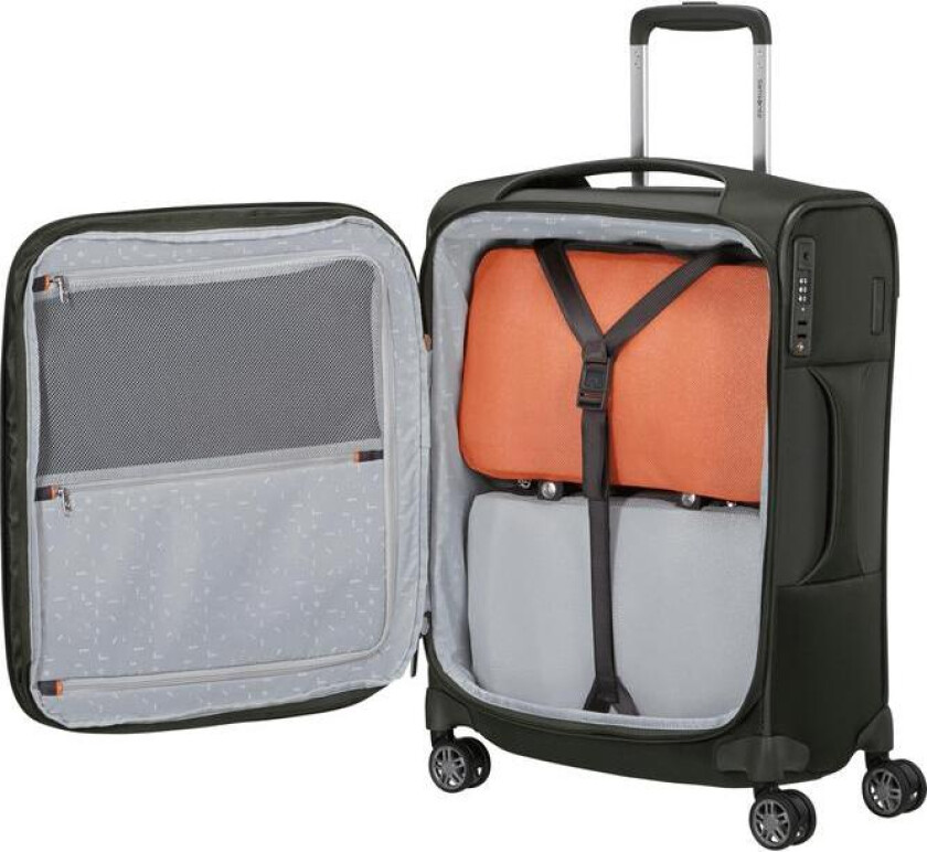 Re-Lite myk Utvidbar kabinkoffert med 4 hjul 55 cm Climbing Ivy