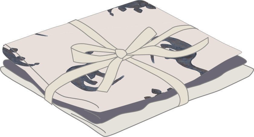 Bora muslin cloth 3-pack - Mono dino - Onesize