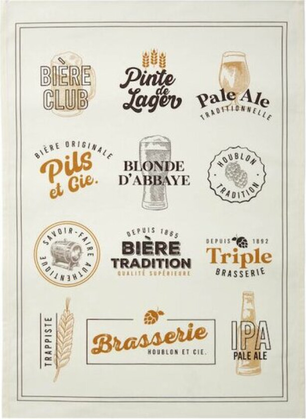 Kjøkkenhåndkle 50x75 cm ølviften