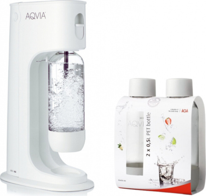 Aqvia Balance (Snow White) + 2 x 0,5L PET-flaskor
