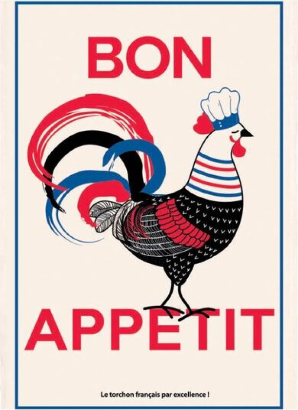 Kjøkkenhåndkle 48x72 cm bon appetit