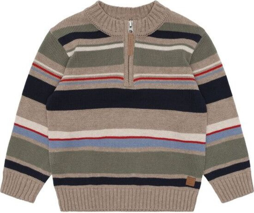 Genser Pelle Knit Stripe Biscuit