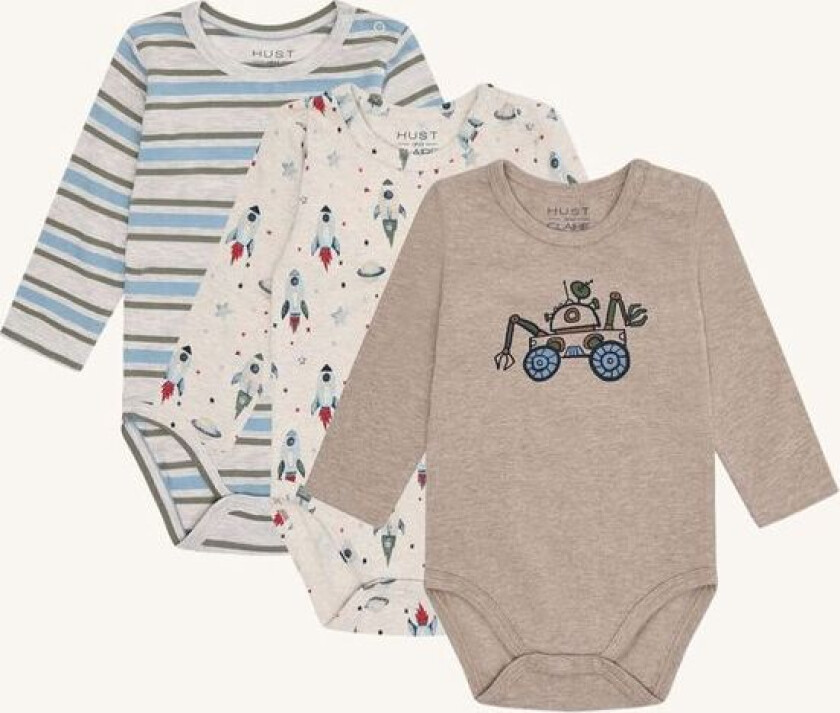 Bilde av Body 3-Pk Bertram Rocket Wheat Melange