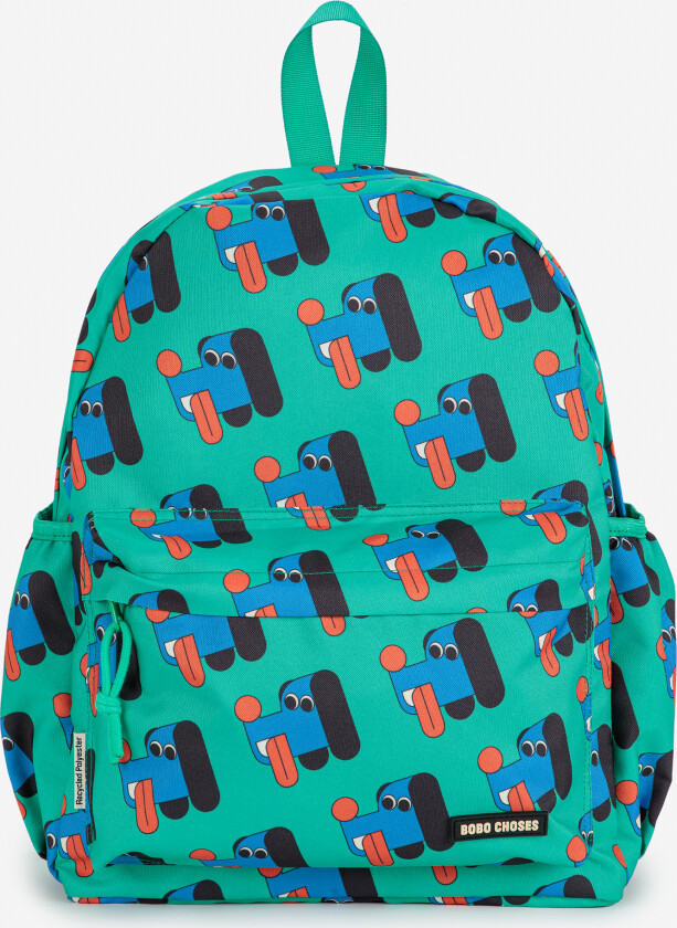 Doggy Mate All Over Skolesekk Green Green One Size Grønn One Size mann