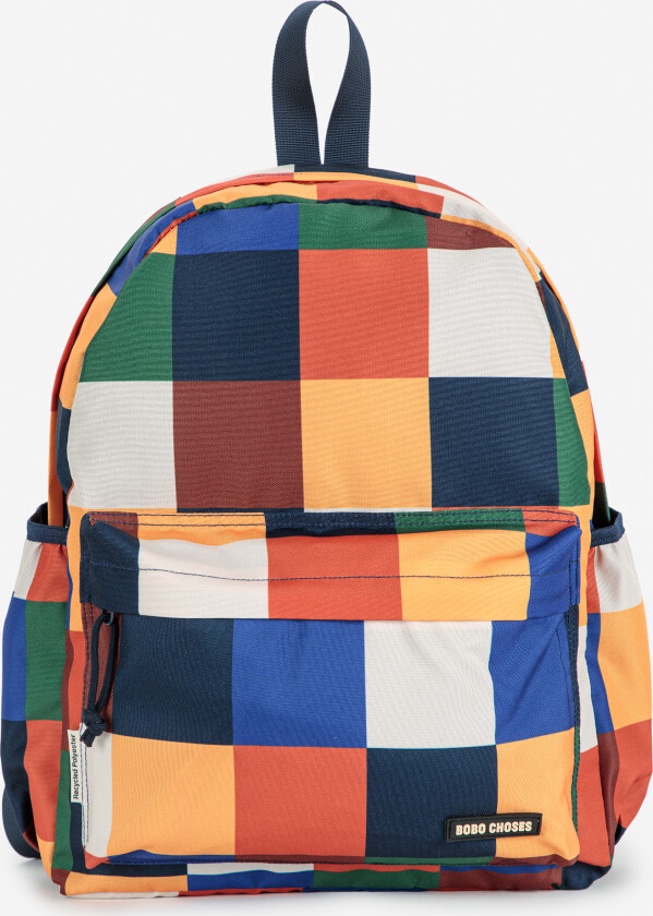 Multicolor Tiles Skolesekk Multicolor Multicolor One Size Brun One Size mann