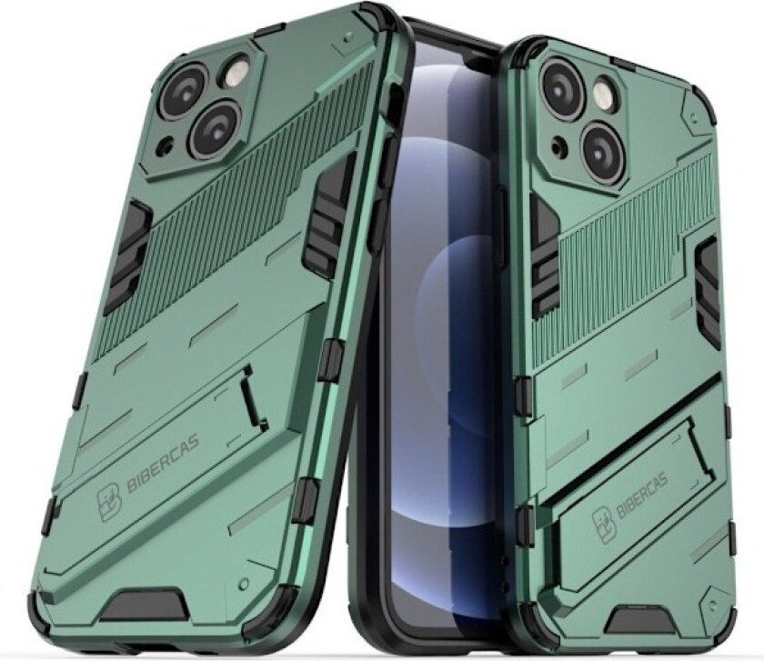 Støtsikkert hybriddeksel for iPhone 13 Mini - Grønn