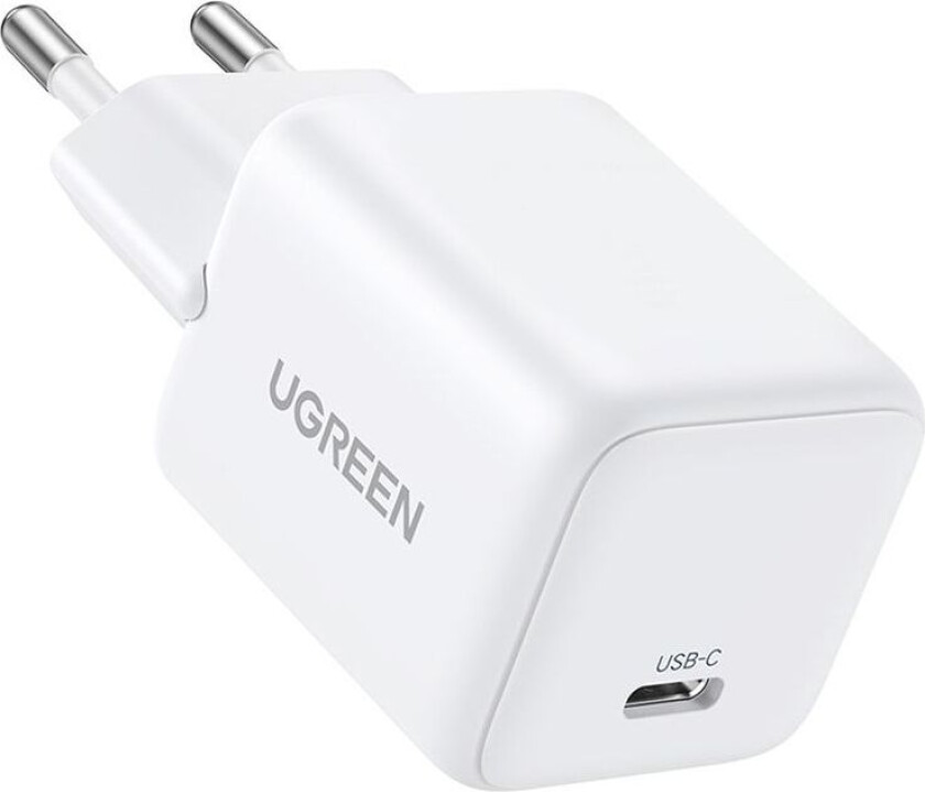 X512 20W GaN 1x USB-C Vegglader - Hvit