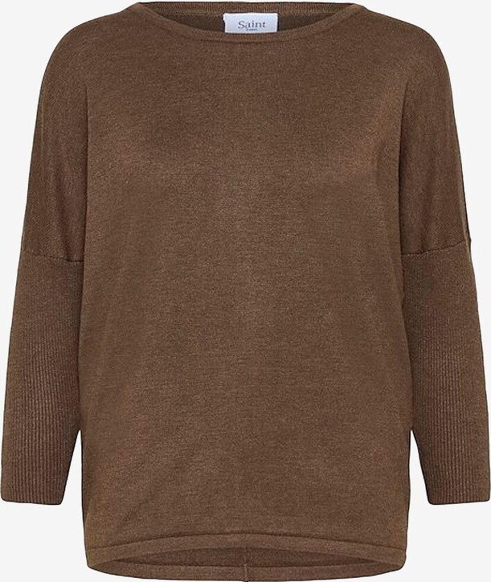 Pullover MilaSZ R-Neck Pullover - Brun
