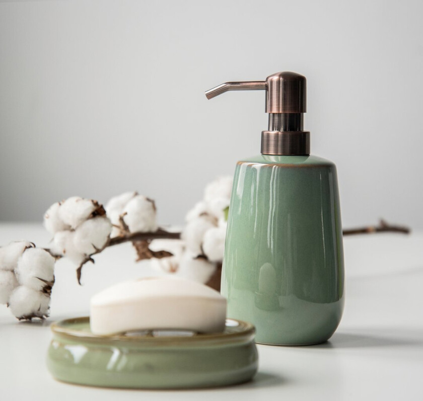 WENKO SIRMIONE SÅPEDISPENSER GRØNN