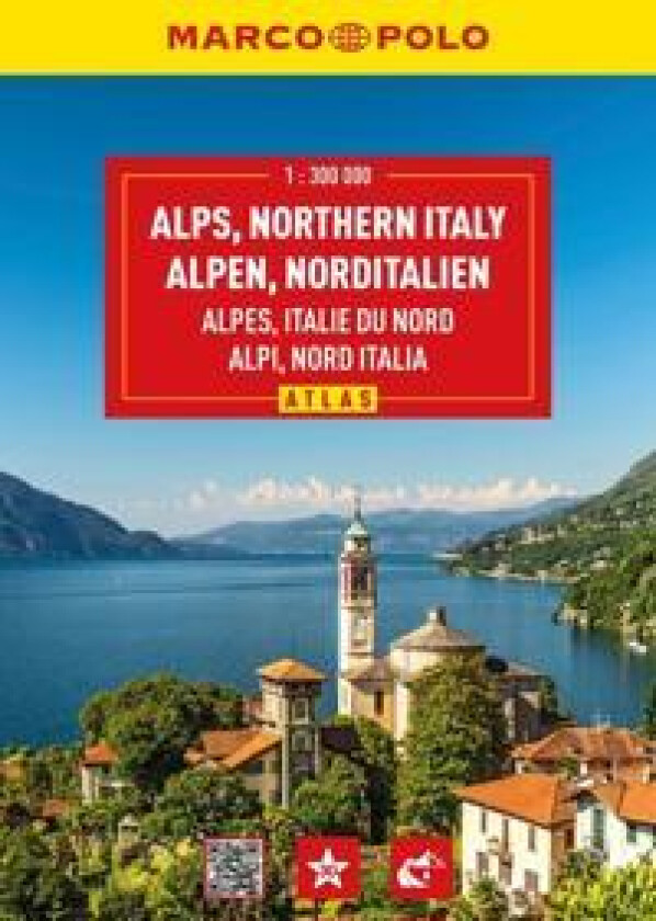 Alps, Northern Italy - Marco Polo Road atlas