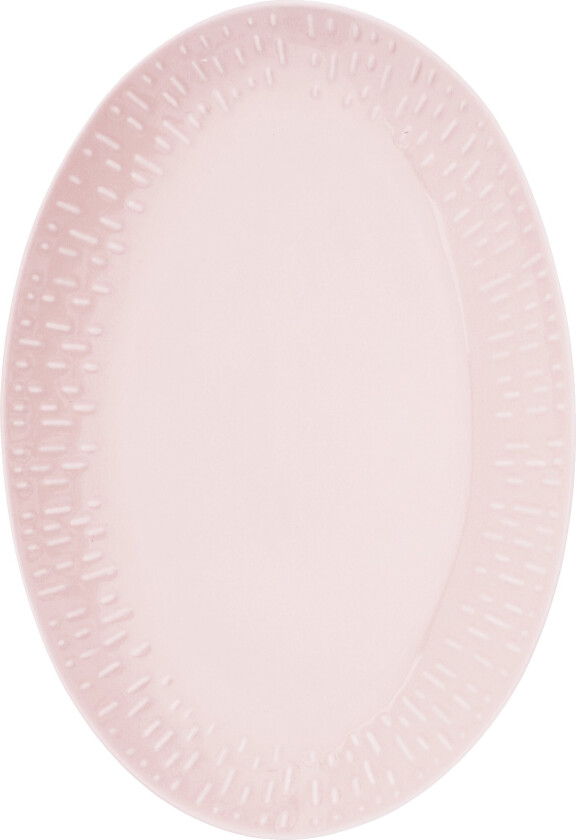 - Life in Colour - Confetti - Candy floss oval dish w/relief porcelain (13354)