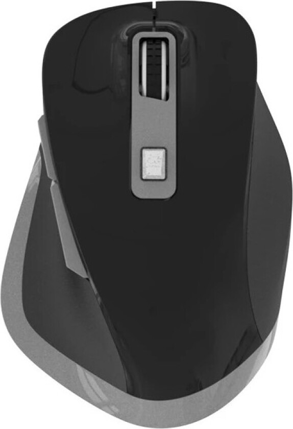Trådløs Mus - USB-C, Bluetooth, 2.4 GHz - Sort/Grå