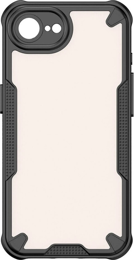 Defender Matt Cover til iPhone 16e - Sort