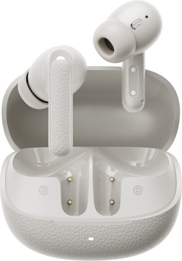 HT15 Bud ANC Ørepropper – Hybrid ANC, 45 dB, Bluetooth, USB-C, 36 t – Hvit