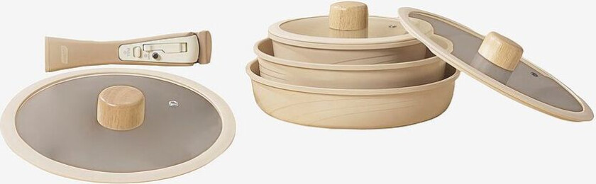 Grytesett (9 deler)-Hona Daily, Beige