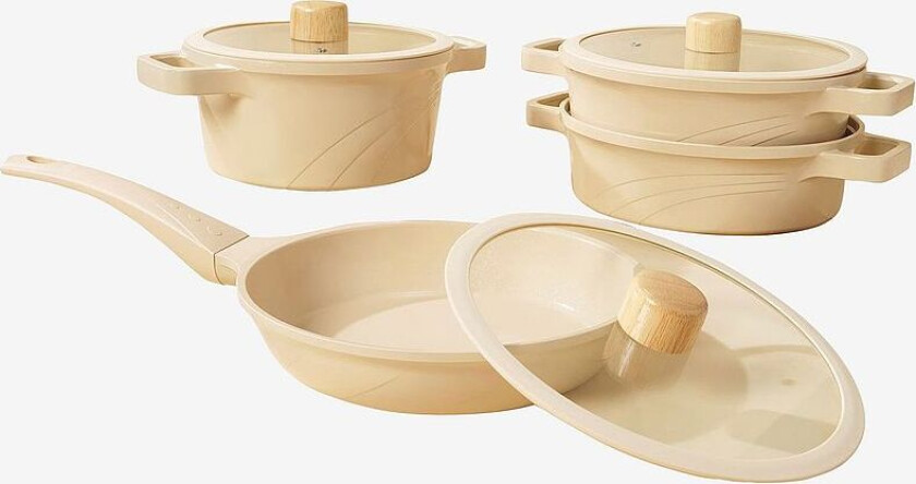 Grytesett (10 deler)-Vetta, Beige