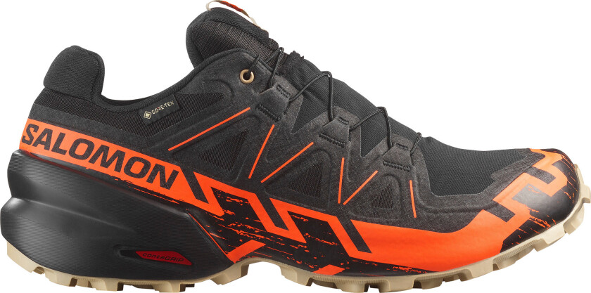 Men's Speedcross 6 GORE-TEX Black/Shocking Orange/White Pepper 40 2/3
