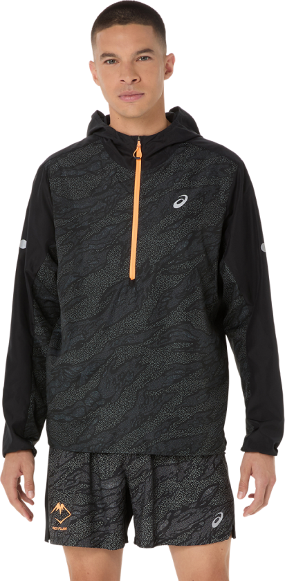 Asics Men's Fujitrail Packable Windbreaker Performance Black