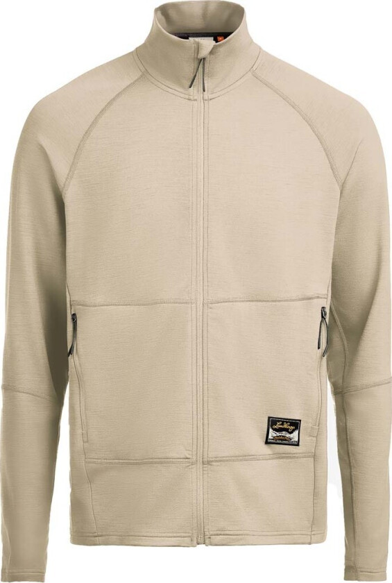 Men's Tived Merino Full Zip Sand