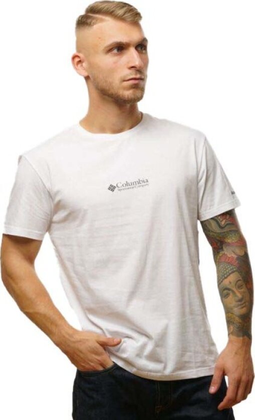 Men's CSC Basic Logo Short Sleeve White/Black CSC Retro