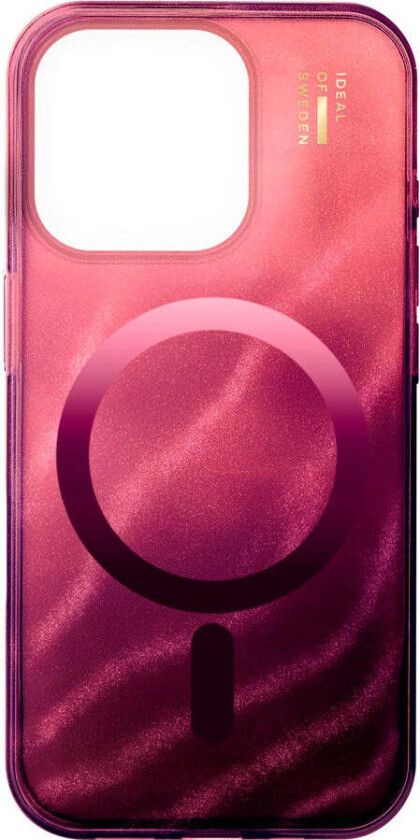 iPhone 16 Pro Max iDeal Of Sweden Clear Deksel - MagSafe Kompatibel - Cherry Lacquer