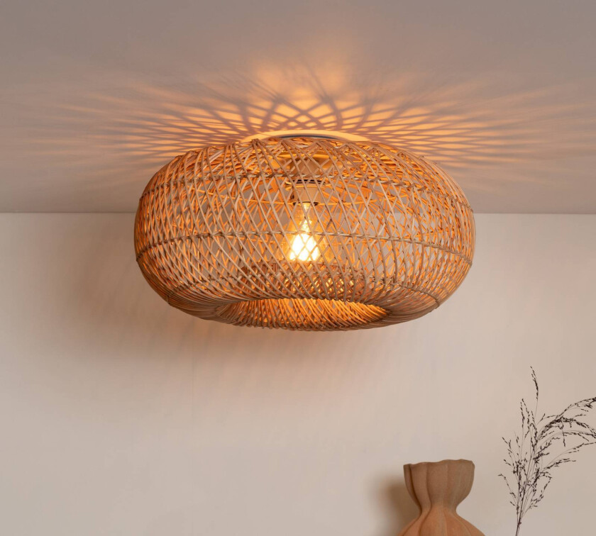 GOOD & MOJO taklampe Arizona, natur, Ø 50 cm bambus E27