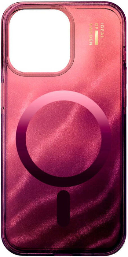 iPhone 15 Pro Max iDeal Of Sweden Clear Deksel - MagSafe Kompatibel - Cherry Lacquer