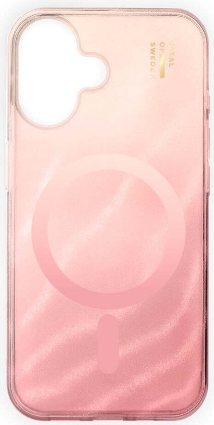 iPhone 16 iDeal Of Sweden Clear Deksel - MagSafe Kompatibel - Rose Blush