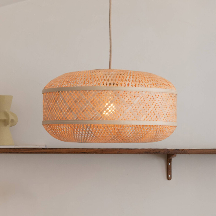GOOD & MOJO hengelampe Langkawi, natur Ø 50 cm, bambus E27