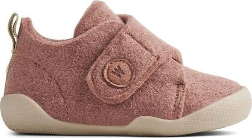 Wheat Fleecy ulltøfler til barn, Dusty Rouge