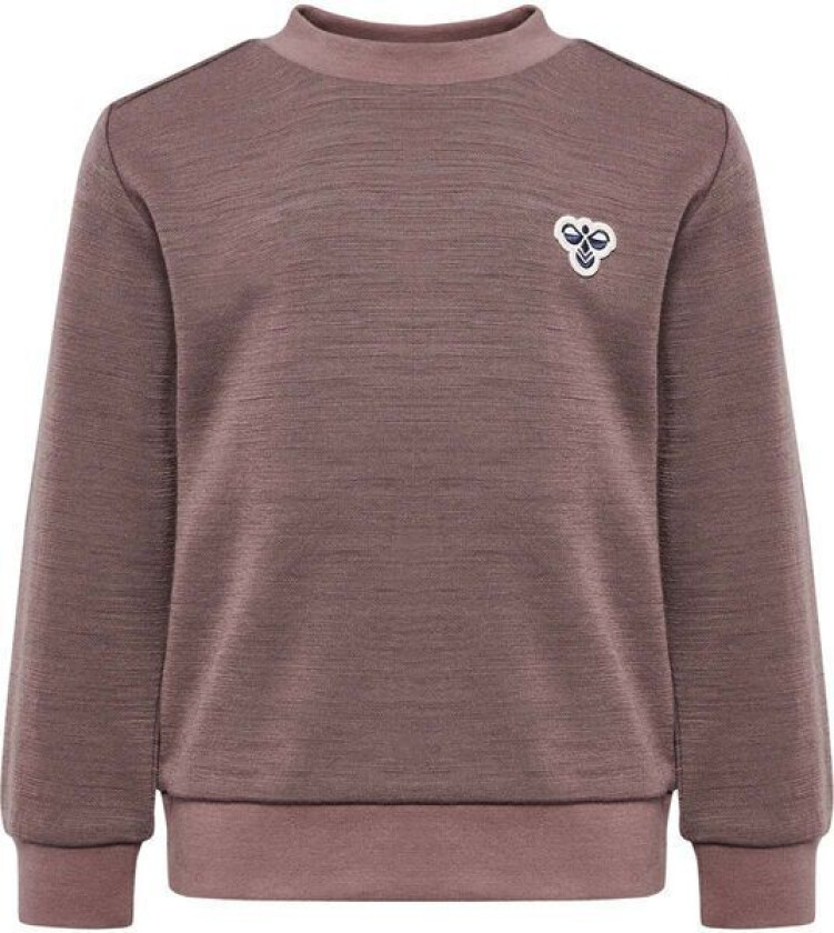 Hmlmini sweatshirt i ull/bomull, Twilight Mauve