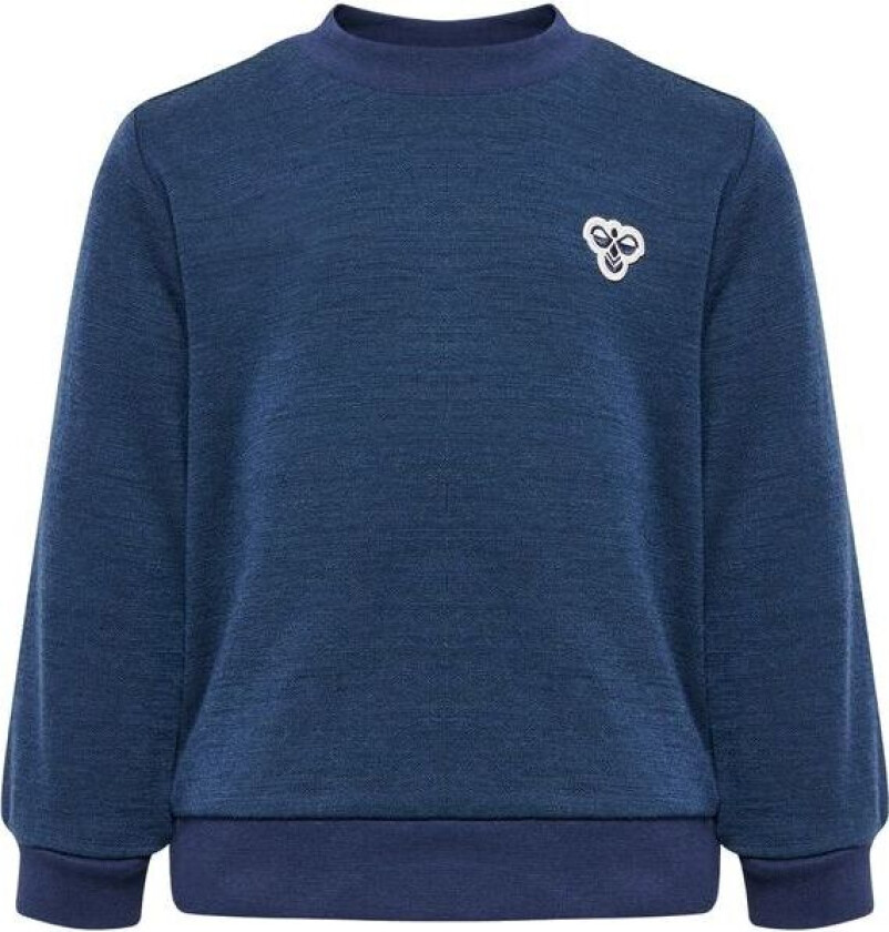 Hmlmini sweatshirt i ull/bomull, Dress Blues